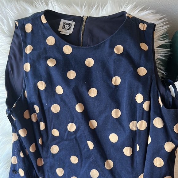 Anne Klein Polkadot Dress - Picture 2 of 4